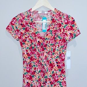 Wisp 0 Petite Floral MIDI MINI Skater Art Dress